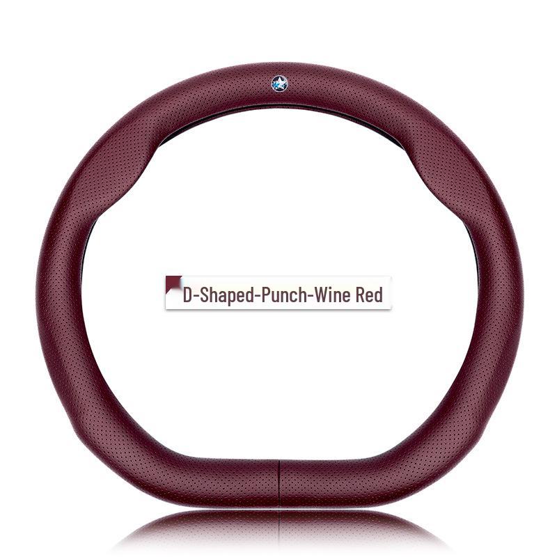 Genuine Leather Venucia Steering Wheel Cover for Ultra-Thin Star D60/T60/T90/T70/e30 Models