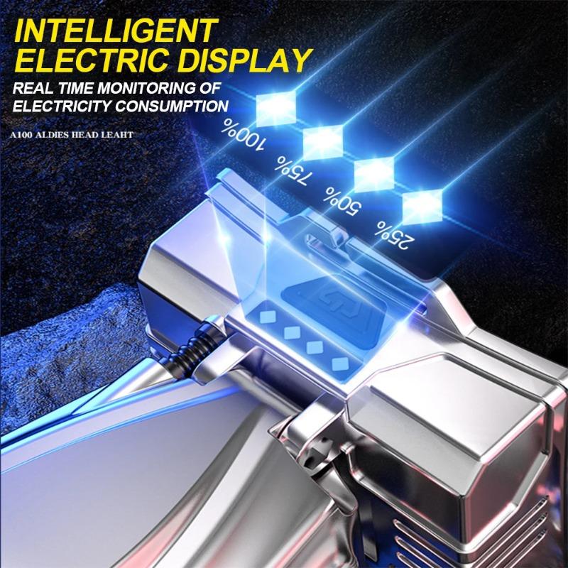 LED Strong Bald Headlight Ultra Bright Rechargeable Head Wear Flashlight Night Fishing Working Miner's Light Field Long Distance