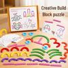 Montessori Shape Building Toys for Early Education, Ages 3-6