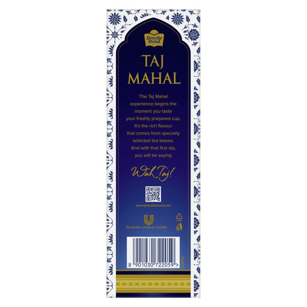 Taj Mahal Tea 1 Kg Pack|Rich and Flavourful Chai - Premium Leaf Tea