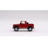 TrueScale Miniatures MINI GT Scale Land Rover Defender 90 Masai Finished Model 1/64 Pickup, Red, Right-Hand Drive,