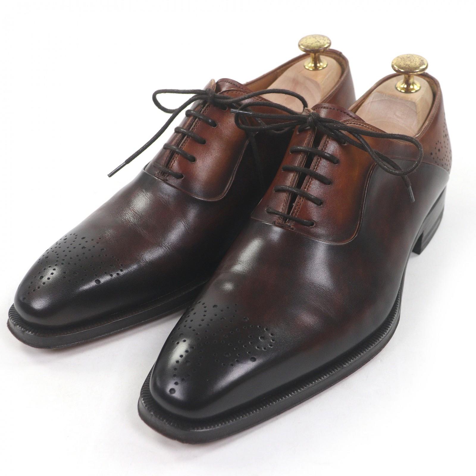 

Отличные туфли MAGNANNI Дерби с медальоном на шнуровке Деловые Туфли Коричневые Б/у