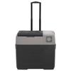 VidaXL Cooler with Wheel and Handle Black and Grey 40 L Polypropylene, Electric Cooler, Compressor Refrigerator, 51782