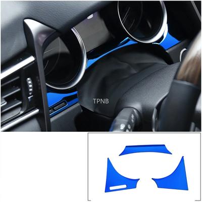 3PCS Car Dashboard Decorative Cover for Toyota Camry 2018 8th Stainless Steel Material Styling Accessories
