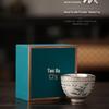 Sushih Ceramic Gilded Silver Bamboo Master Tea Cup