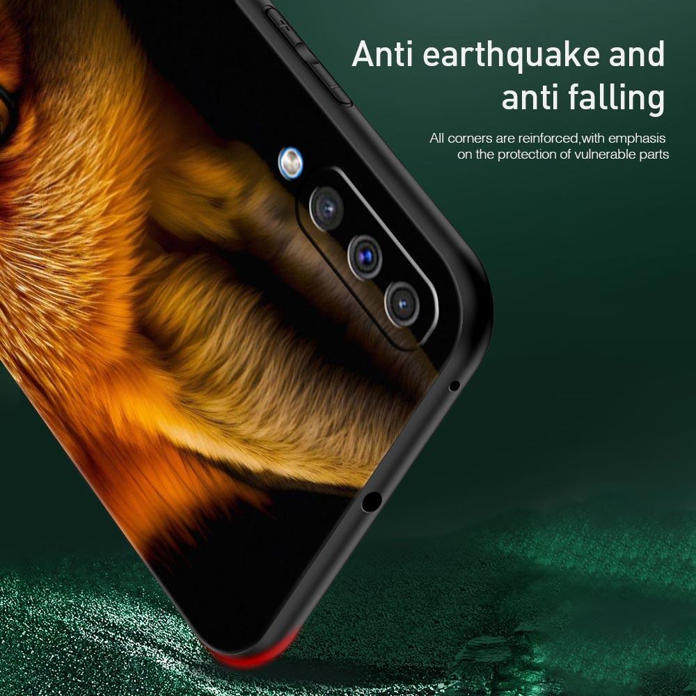 Red Fox Phone Case for Samsung Galaxy A56 A36 A26 A16 A34 A24 A42 A22 A20 A12 A40 A30 A10 5G Soft TPU Cover Shell Fundas Capas