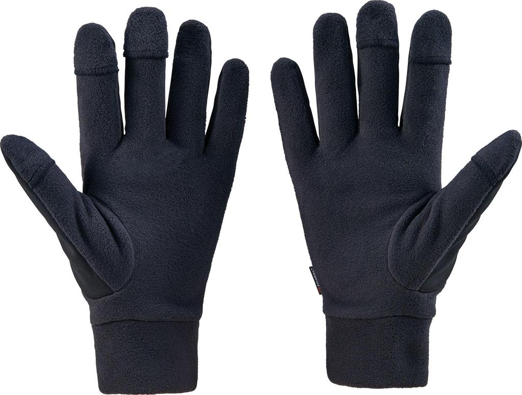 ZETT Baseball Kaltes Wetter Fleece Schwarz x Rot Größe BG51114B Handschuhe, Handschuhe, (1964), L,