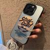 Sunset Silver Shell Case for Apple iPhone 15/16/17 Pro and 12/13/14 Pro Max