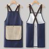 Kitchen Household Cooking Apron Men Women Oil-Proof Waterproof Adult Waist  Coffee Overalls Apron Kitchen Accessories