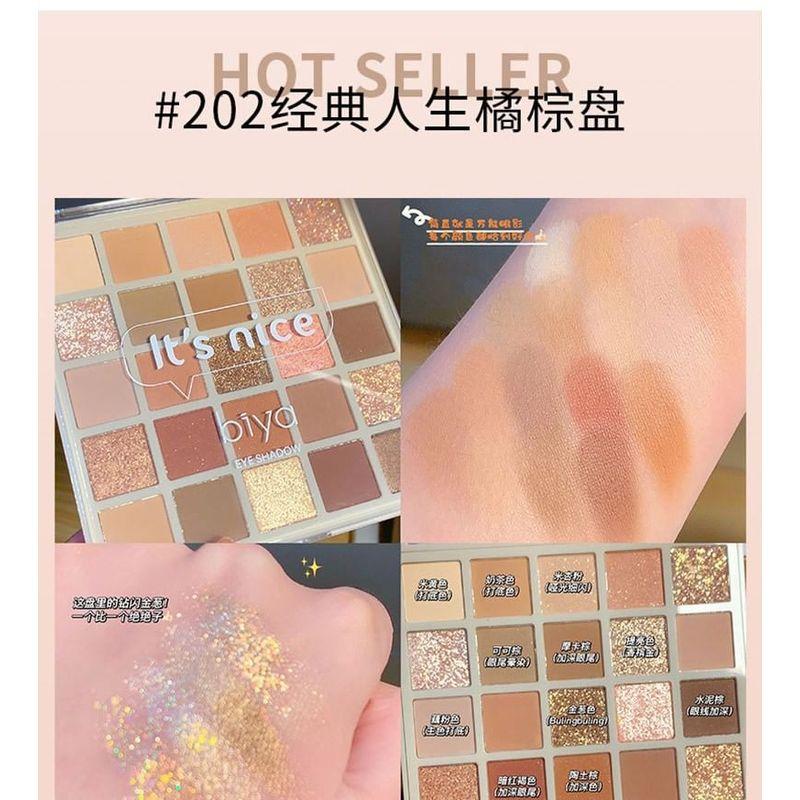 Biya - 25-Farben Sonnenschein Lidschattenpalette - 2 Typen