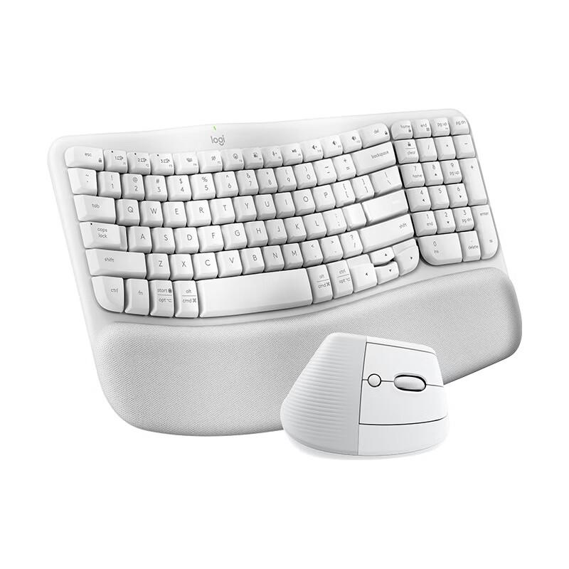 Logitech G Wave Combo Wireless Ergonomic Keyboard and Mouse Set