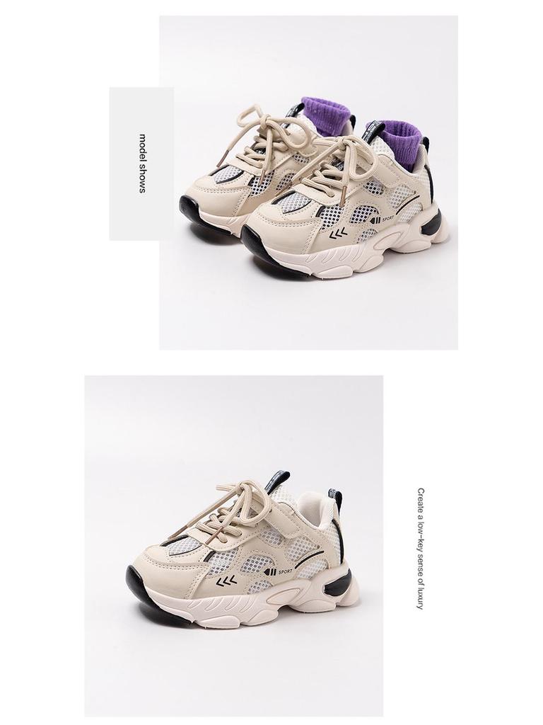 Frühjahr 2026 KindersportSchuhe, Atmungsaktives Mesh, Weiche Sohle, Leichte Laufschuhe für Jungen & Mädchen, Freizeit-Sneaker