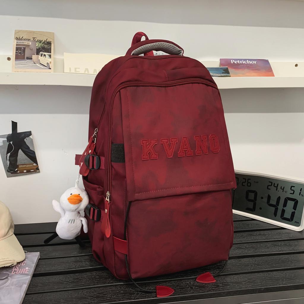Schoolbag1011 New Middle and High School College Students Schoolbag Double Shoulder Oblique Span Shoulder Backpack Casual Versatile Couple Lightweight