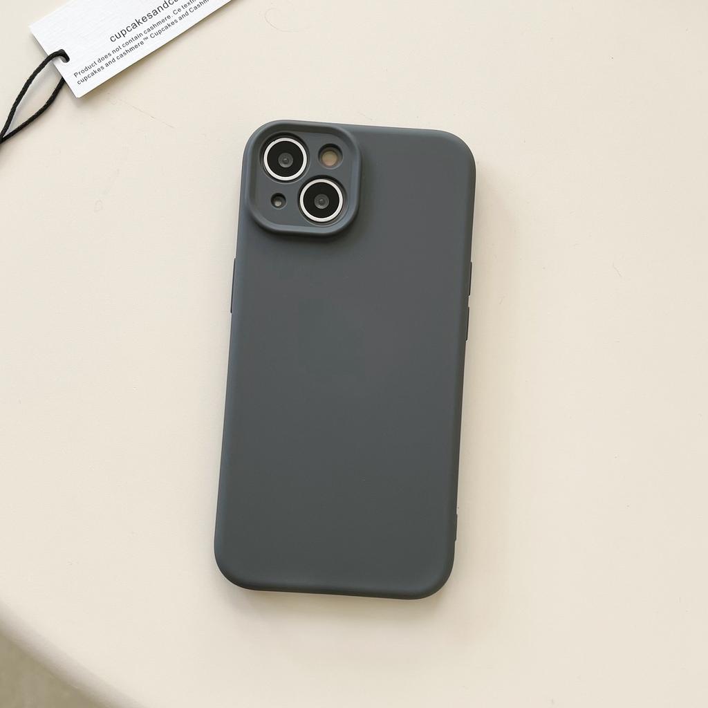 Etui na telefon For IPhone 17 Promax dla Apple 16 Płynny Silikon 14 Proste Jednolity Kolor 13 Odporne na Upadki Pokrowiec Ochronny