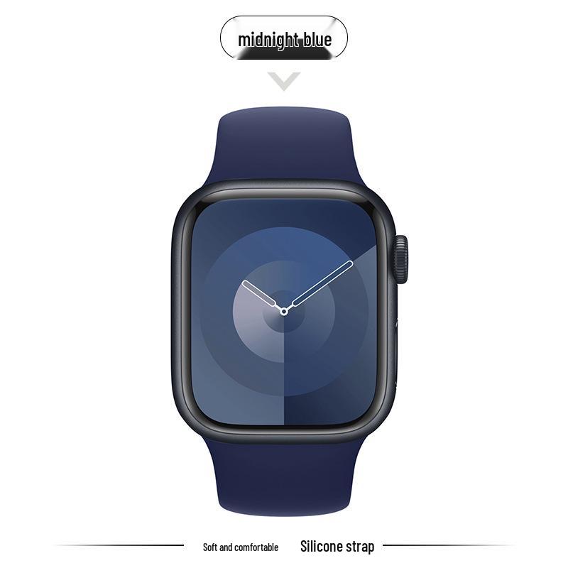 Kompatibles Silikonarmband für Apple Watch Series 8, 9, 10 und 11 - Neues Standardmodell für Mädchen (S)