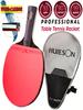 Huieson Professional Table Tennis Racket - Neutral Carbon Fiber and Wooden Table Tennis Racket with Highly Elastic 2mm Sponge, 