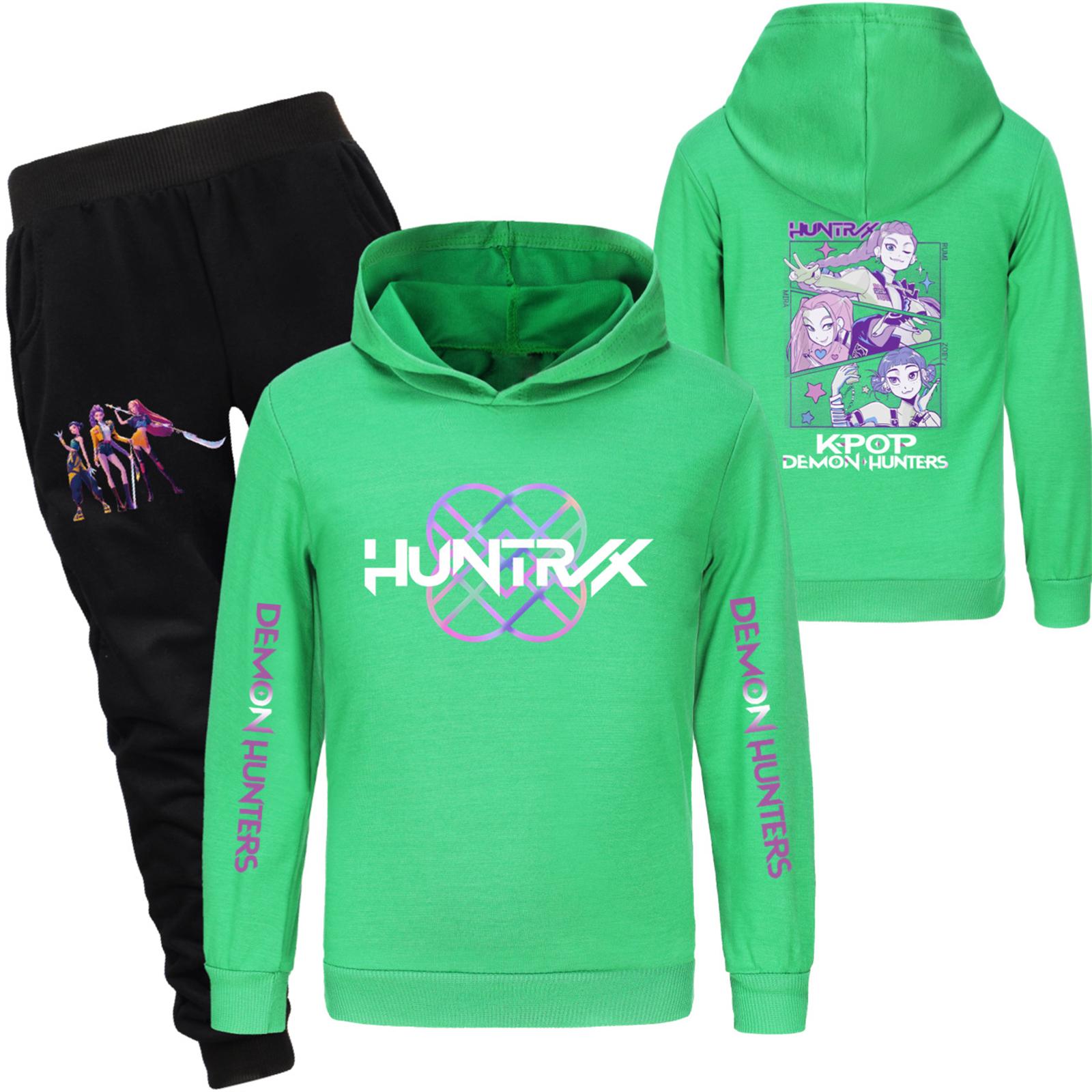 

Детский худи и брюки, двухпредметный спортивный костюм, комплект свитшота с длинным рукавом и принтом 120