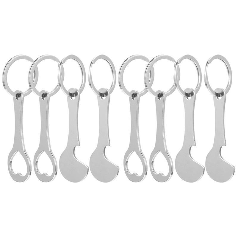 8pcs Key Ring Metal Shopping Trolley Tokens Convenient Trolley Tokens Trolley Tokens Keyring Shopping Cart Token Solver