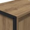 Bathroom Cabinet with Door Rustic Oak Finish 60 X 30 X 60 Cm