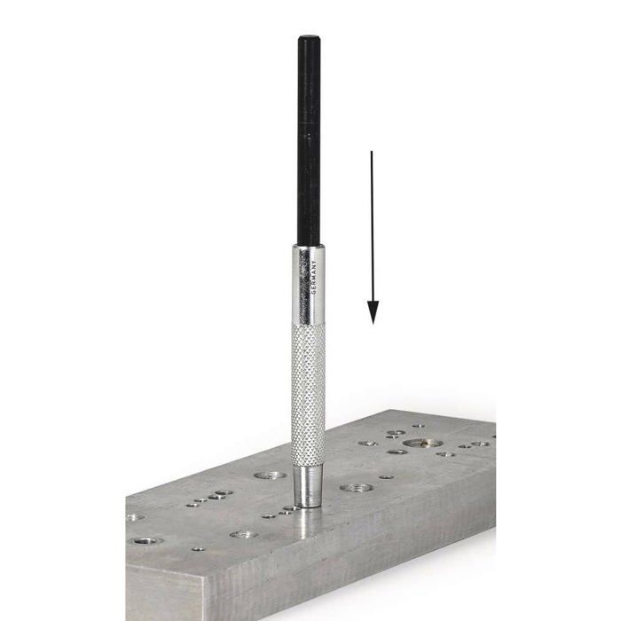 Chasse-goupilles - RENNSTIEG WERKZEUGE - 457 009 5 - Acier au chrome-vanadium - Douille moletée - 0,9 mm