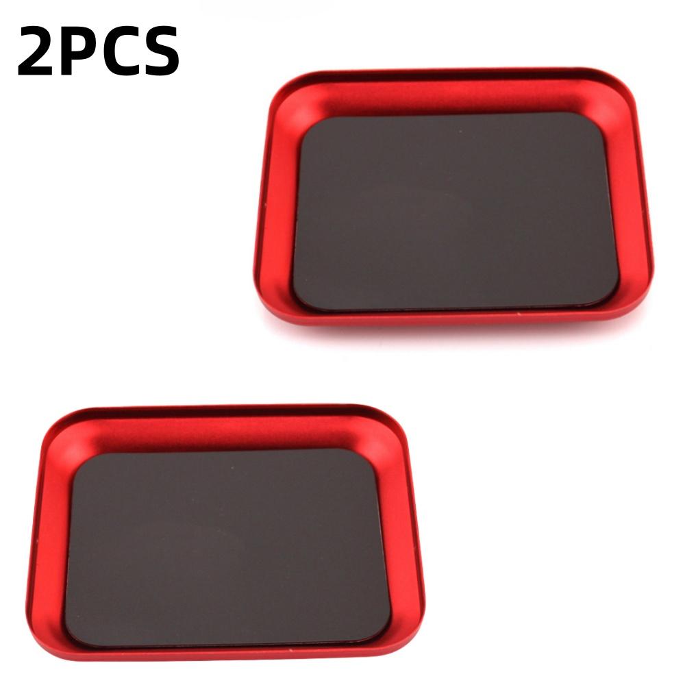 RC Repair Tool Aluminium Alloy Magnetic Screw Tray Plate For Airplane Car Boat Crawler Axial SCX10 D90 D110 Model Repair Tool