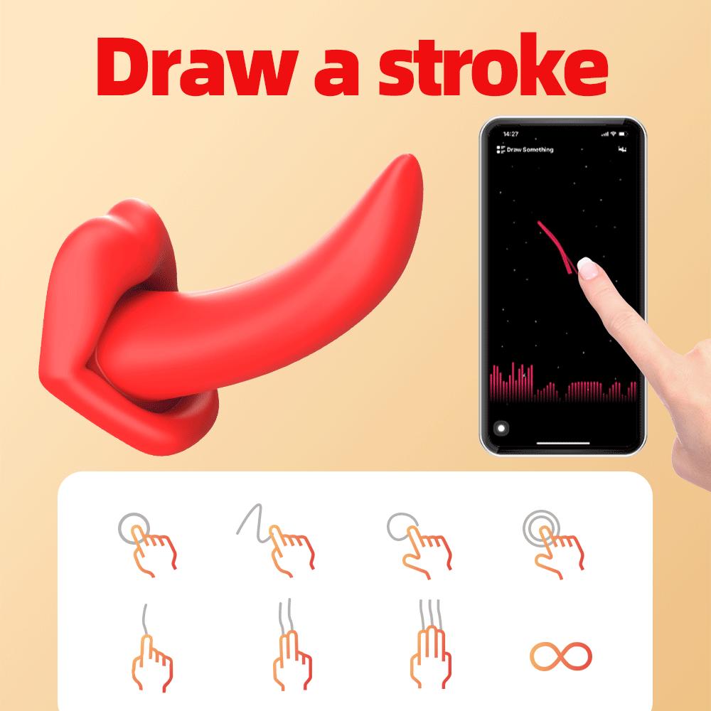 Wearable Mini Tongue Licking APP Vibrator Adult Sex Toy For Women Clit Stimulator G-spot Vibating Female Masturbator Sex Product