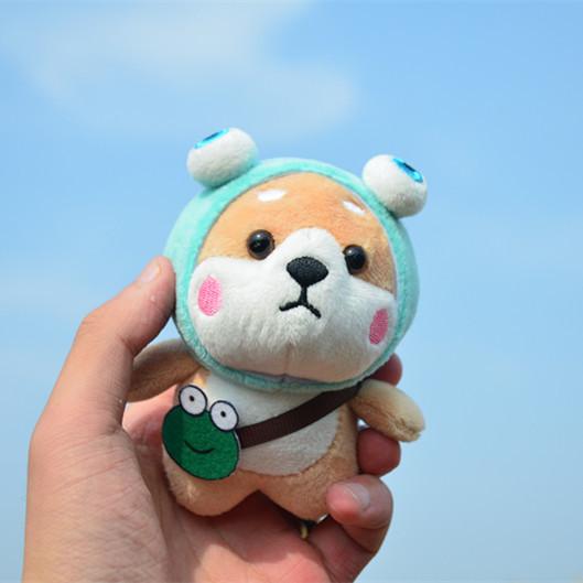 

Charming Plush Akita Toy Keychain Cozy Mini Dog Stuffed Charm Animal StyleA