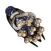 Women Large Hair Claw Rectangle Hair Clips Hairpin Flowers Hair Accessories