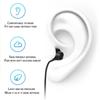 In Ear Single Side Earphone Heavy Bass Single Headphones 3.5mm Spring Earphones  Tablet PC