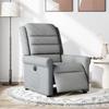 VidaXL Electric Recliner Light Grey Fabric 3303294