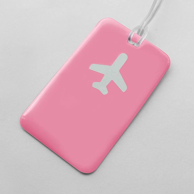 Macaron Color Series PVC Airport Luggage Tags  Business Trip Boarding Passes  Suitcase Tags  Luggage Tag for Lost Prevention