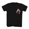 Bull Dog In Pocket Printed Funny Dog Lovers Gift TShirt 100 Cotton ONeck Summer Short Sleeve Casual Mens Tshirt Size S3XL