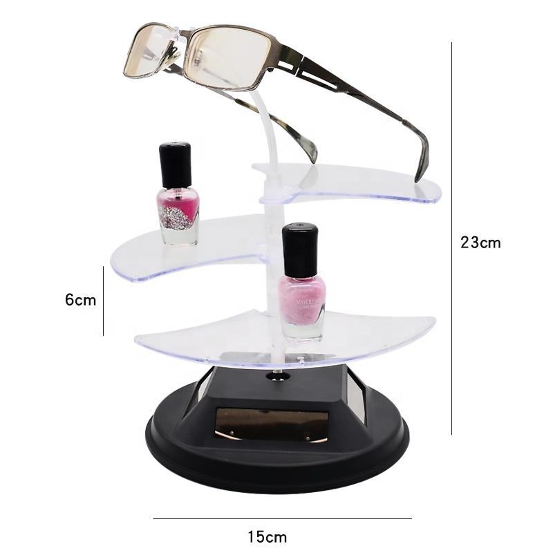Eco-Friendly White ABS Rotating Locking Eyewear & Sunglass Display Stands for Retail Store ABS&15*5.5cm чёрный