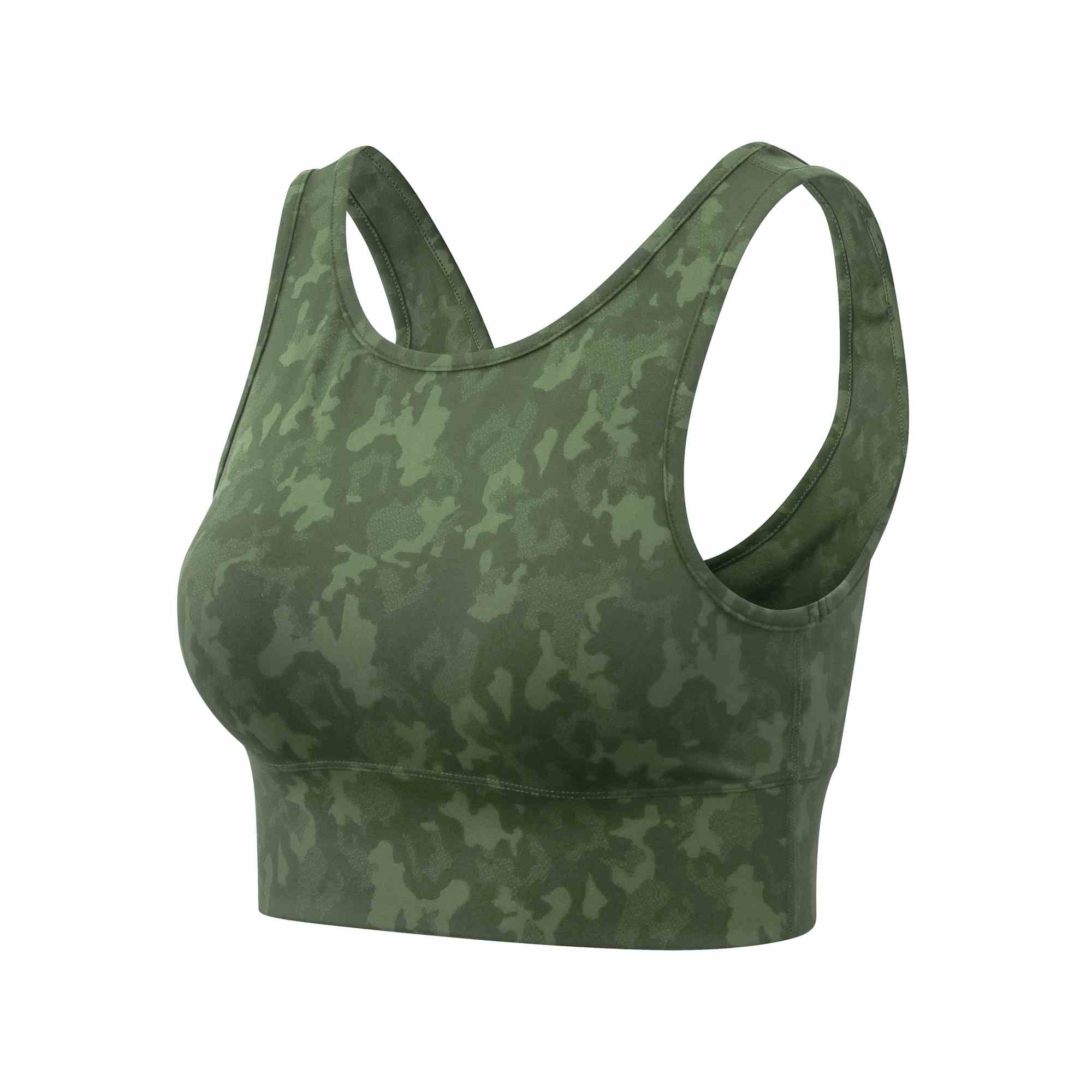 

Женский камуфляжный жаккардовый спортивный жилет для йоги, бюстгальтер, нижнее белье для бега, жилет для фитнеса S