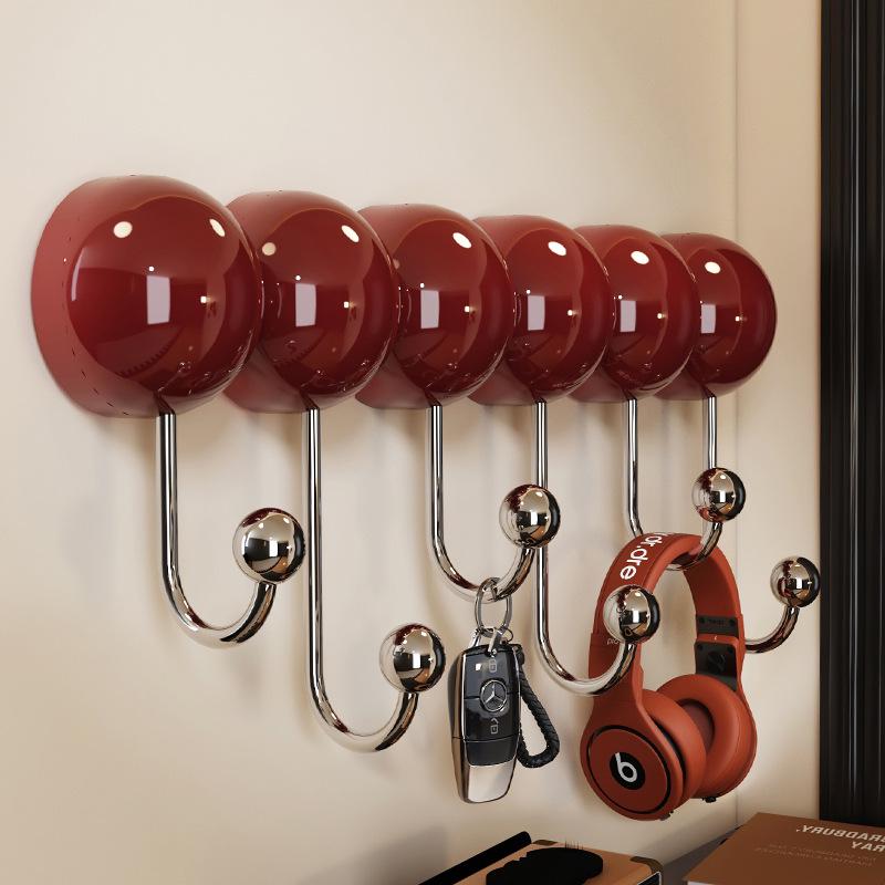 No-Drill Suction Cup Hook: Strong Load-Bearing Adhesive for Bathroom, Bedroom, Kitchen, Door, and Hat Storage.