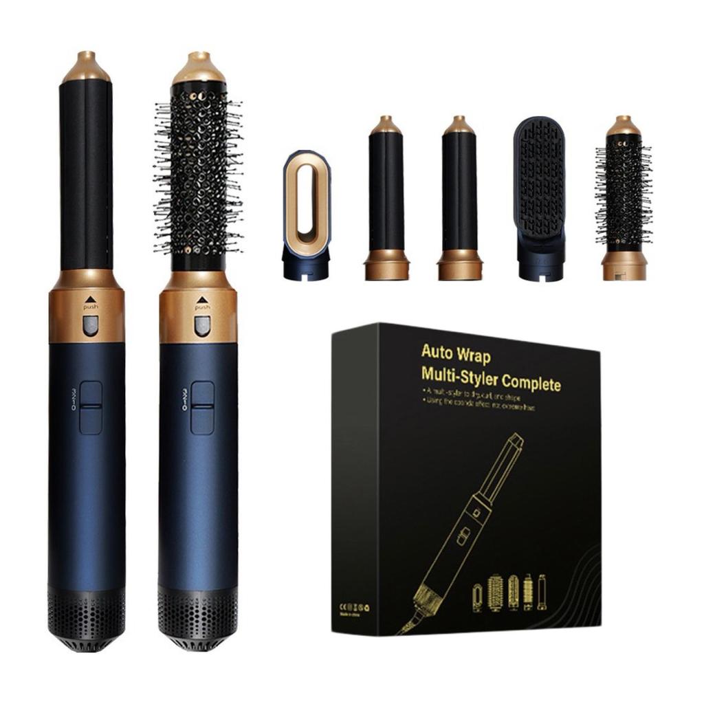 European and American Standard 5-in-1 Hair Styling Tool: High-Speed Dryer & Automatic Curler.