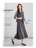 Yi Fei Elegant Two-Piece Set: Flowy Hem Skirt & High-Waisted Slimming Vest