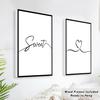 Framed Bedroom Wall Art 36x16”, Sweet Dreams Wall Decor Above Bed Decors, Black Wall Decor for Bedroom (12x16 inches, Set of 3, Framed, Black)