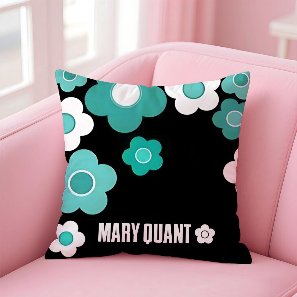 

M-Mary Q-Quant Cushion Cover Home & Car Multi-Scene Pillow Cover - Reversible, Soft & Durable for Daily Use 30cmx30cm