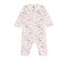 Petit Bateau Footless Romper 12 74cm A0E81, Off-White/Multicolor, Months,