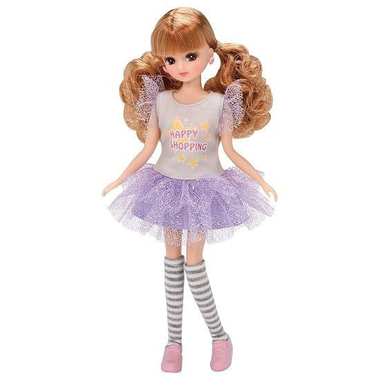 TAKARA TOMY "Licca-chan Doll LD-14 Happy Shopping" Dress-up Doll Pretend Play Toy Ages 3 and up, Toy