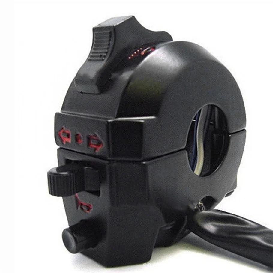 

1 шт. универсальный руль левый ATV мотоцикл управление дальним/ближним светом фар поворотник звуковой сигнал переключатель 7/8 (Осталось)