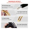 Plastic Welder Gun Car Bumper Soldering Machine with 4 Types of Staples for Bumper Kayak Plastic Product Repairs Welding Tool