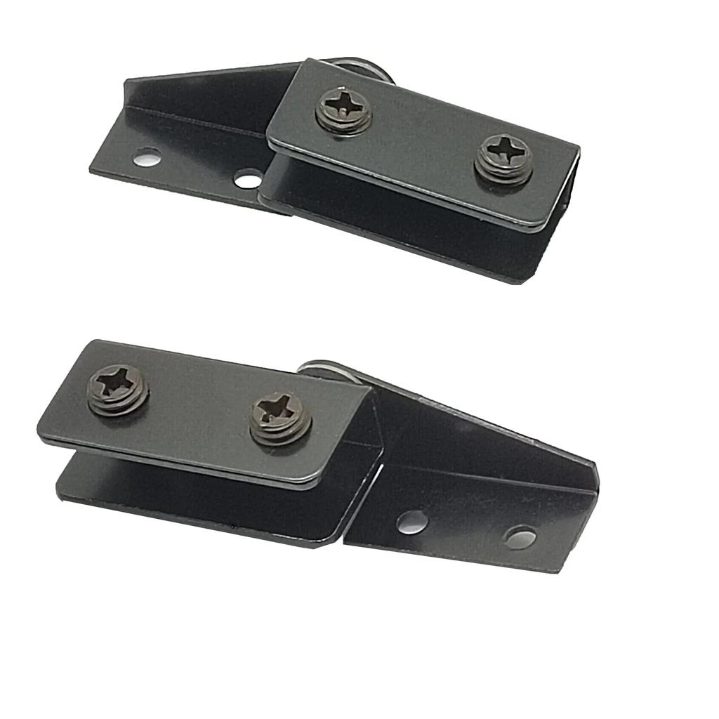 Stainless Steel Glass Clip Without Opening Up and Down Shaft Hinge Stainless Steel Glass Showcase Door Hinge Accessories