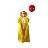Halloween Skeleton Animatronic with Light and Sound Yellow Boy Decoration for Yard Porch Decor