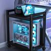E-sports Room Computer Bracket: Movable Desktop Case Stand & Floor-standing Storage