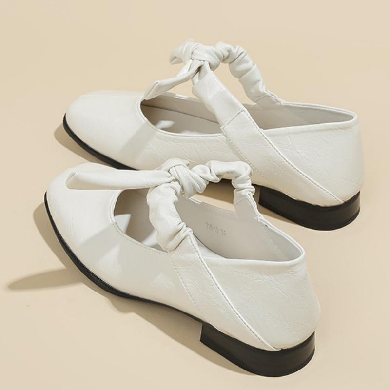 Fashion Women Soft Flats Sandals 2025 Summer New Fashion Butterfly Knot Flats Shoes Comfy Shallow Mouth Slip-on Daily Dress Women Flats