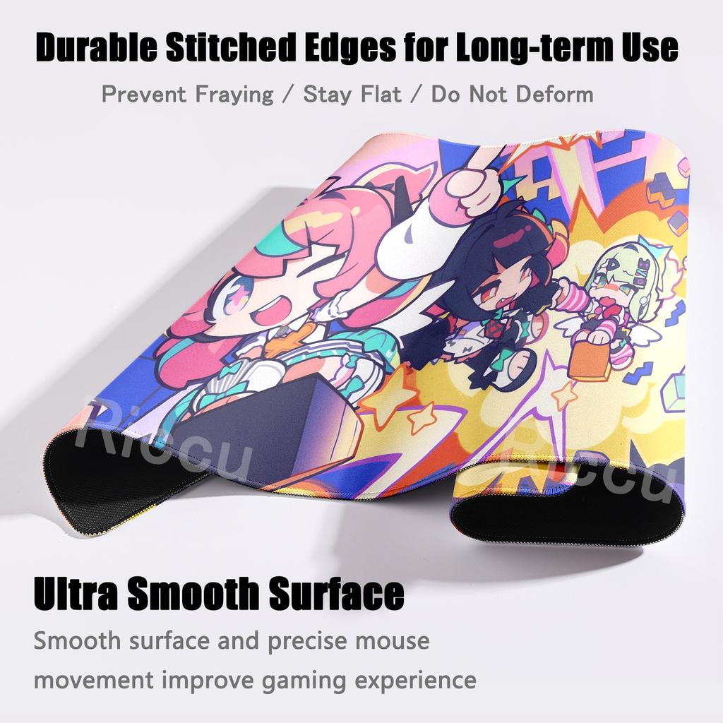 Kawaii Large Extended Delusional Angel Pattern Anime Girl Zenless Zone Zero Mouse Pad Non-slip Carpet Game Keyboard Lockedge Mat
