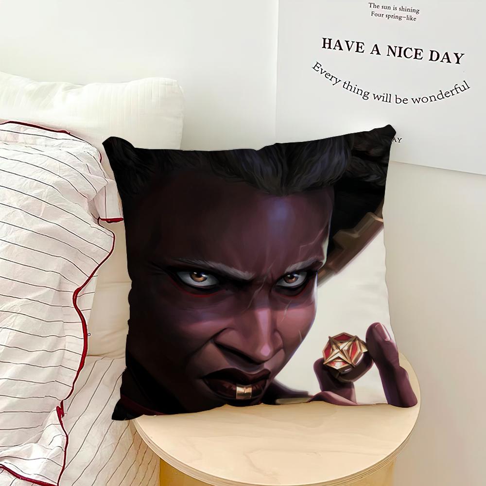 Hot Game A-Arcane S-Season-S 2 2024 Pillow Case Sofa Living Room Bedroom Headboard Backrest Cushion Square Cushion Nap Time