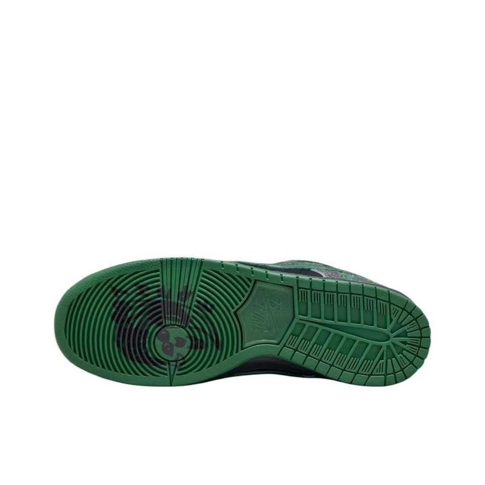 Nike Dunk SB Skateboard Schuhe Unisex Low Top Schwarz Grau Grün HF7743-001(Team-)-Zufällige Verpackungsbeutel